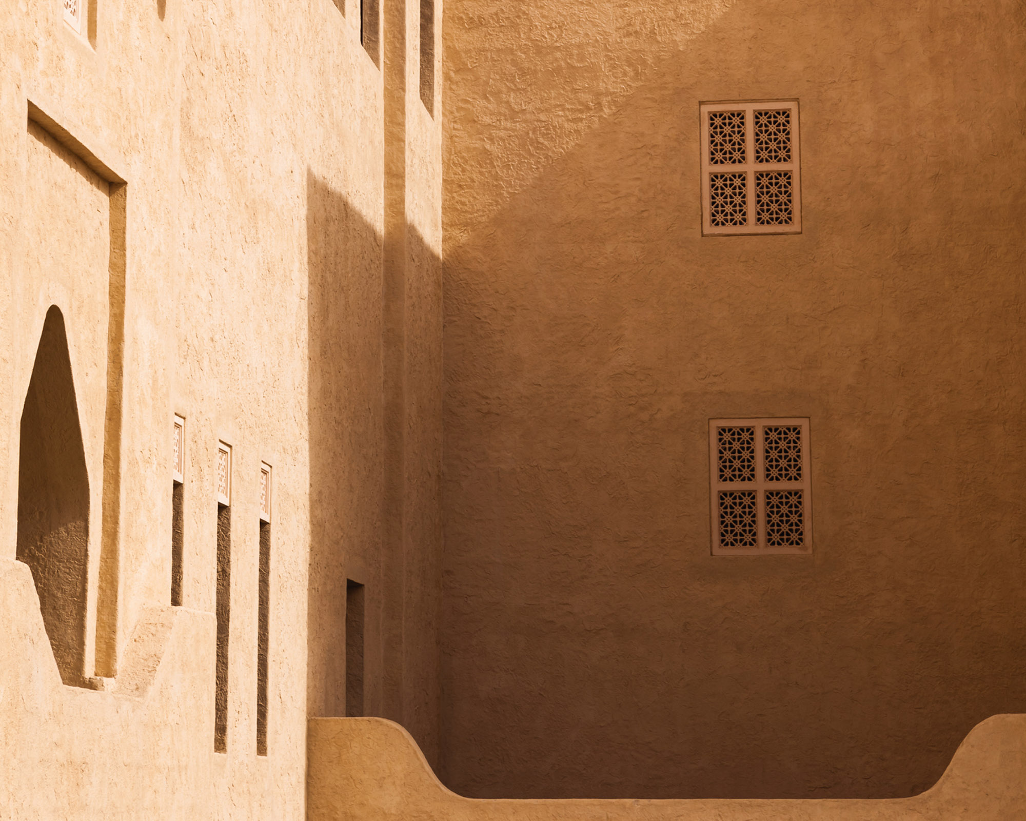Courtyard in Qasr al Sarab